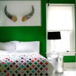 green bedroom design