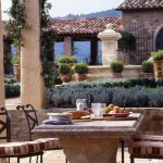 Al fresco dining in Belvedere castle in Umbria Italy