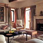 lounge room in Belvedere castle in Umbria Italy.