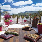 terrace Moroccan style