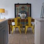 Mustard yellow chairs