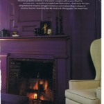 aubergine fireplace