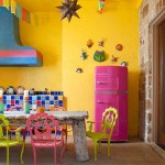 colorful kitchen