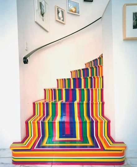 jim lambie staircase