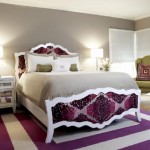 Gray and Purple Bedrooms