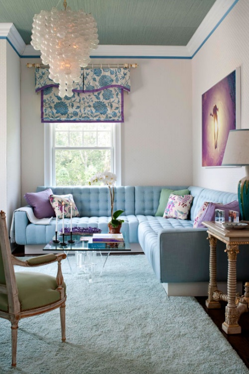 pastel living room