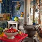 Blue and Red Rustic Beach House