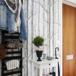 tree wall paper interior