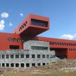 UNAM university mexico red architecture