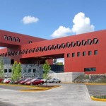 UNAM university mexico red architecture