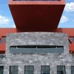 UNAM university mexico red architecture