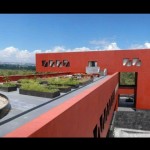 UNAM university mexico red architecture