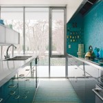 turquoise kitchen