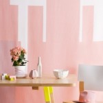 pale pink and yellow