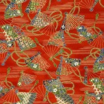 red japanese paper pattern 2