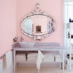 bathroom light pink