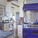 royal blue kitchen