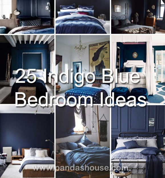 25 Amazing Indigo Blue Bedroom Ideas