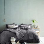 gray and mint bedroom idea